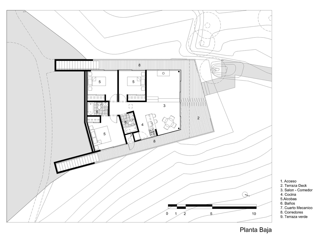 dibujos-refugio-1-01 shelter 01 ground plan