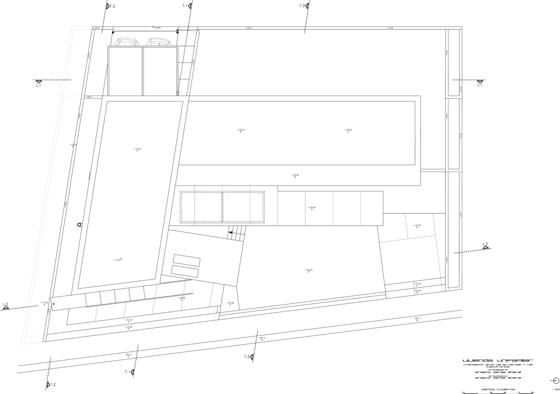 planta cubierta MATERIALES Y USOS (1) roof plan