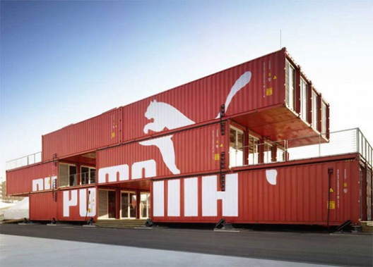 PUMA City, Shipping Container Store / LOT-EK via Arch Daily