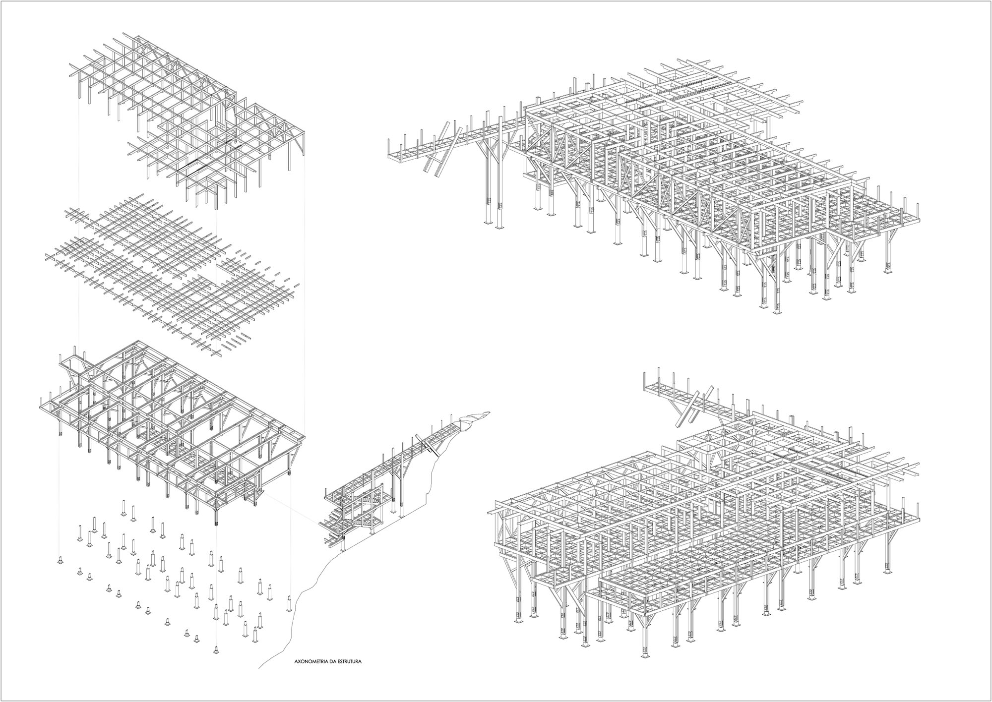 1867336802_wooden-structure-axo wooden structure axo