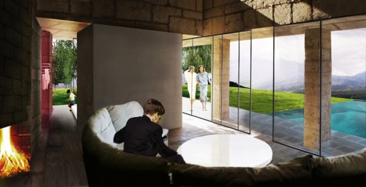 В Испании спроектировали дом-перевертыш в идее форта