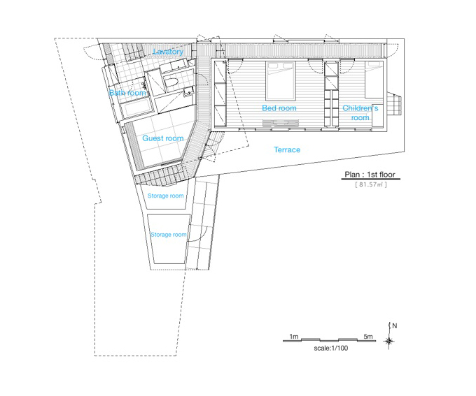 Les Aventuriers - Shun Hirayama Architecture first floor plan