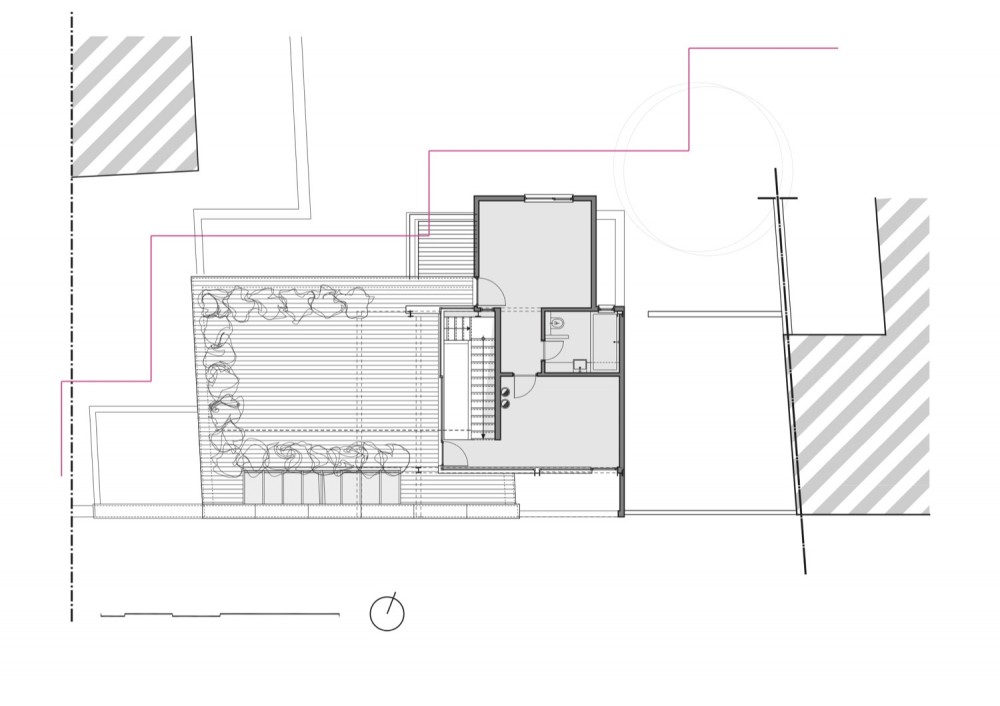 Franken House - Bekhor Architecte third floor plan