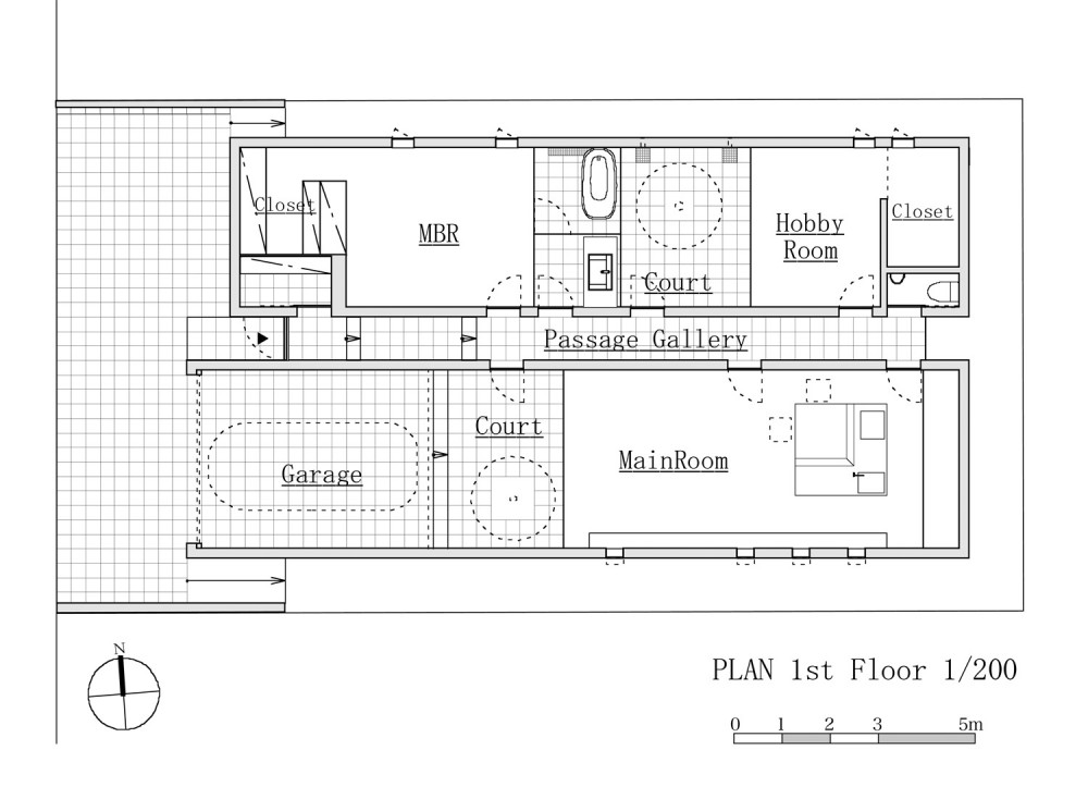 Sz House - Miyahara Architect Office floor plan