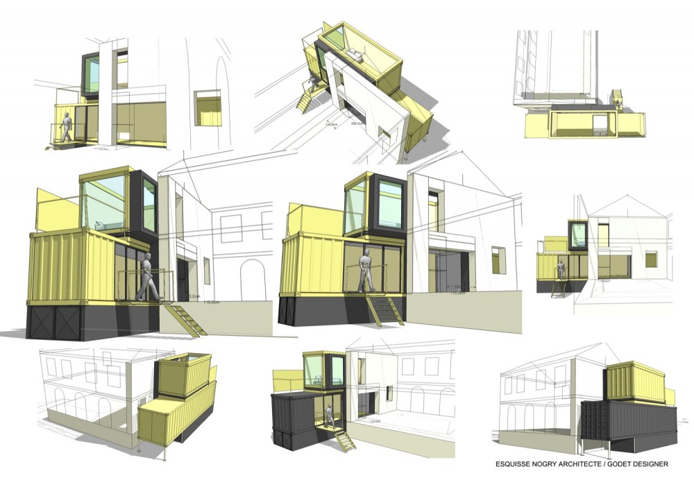 House extension - Christophe Nogry diagrams 02
