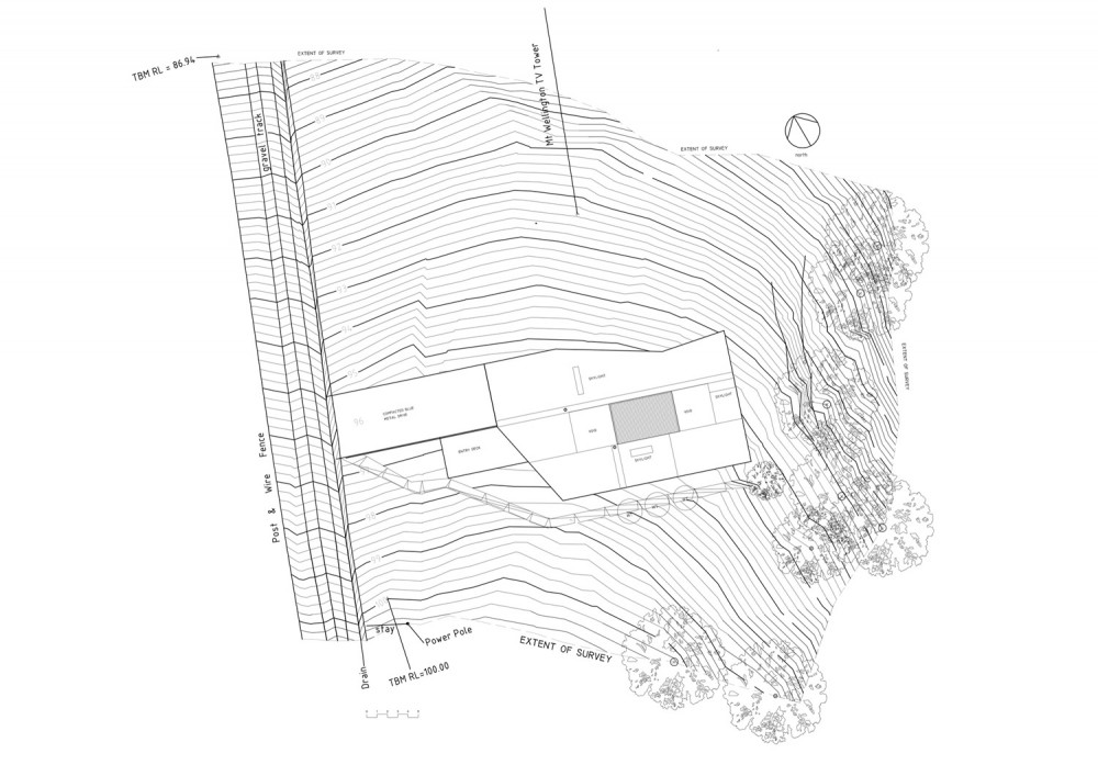 Allens Rivulet House - Room11 site plan