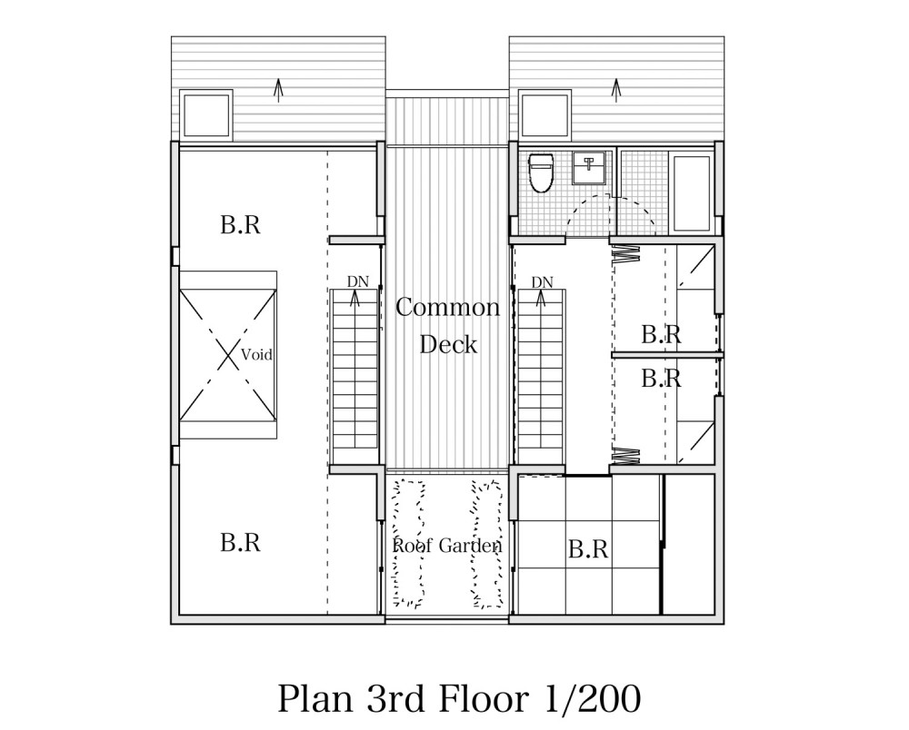 TTN House - Miyahara Architect Office third floor plan