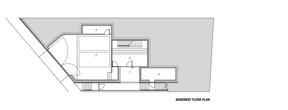 Freshwater House - Chenchow Little basement floor plan