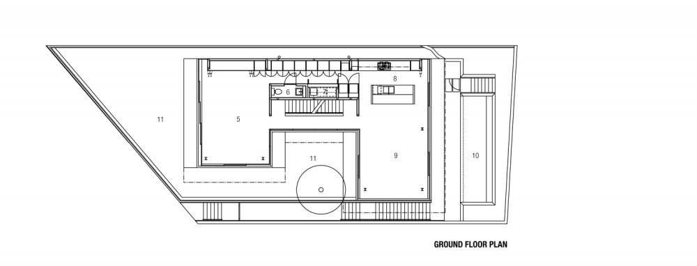 Freshwater House - Chenchow Little ground floor plan