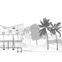 Tropical House - Camarim Architects perspective section