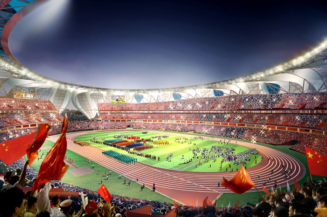 Hangzhou Olympic Sports Center Stadium 杭州奥林匹克体育中心