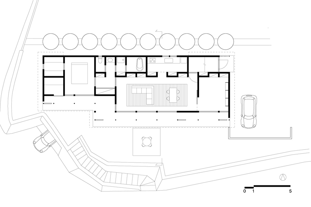 B House - Anderson Anderson Architecture - Nishiyama Architects floor plan