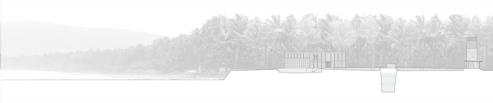 Palmyra House - Studio Mumbai site section