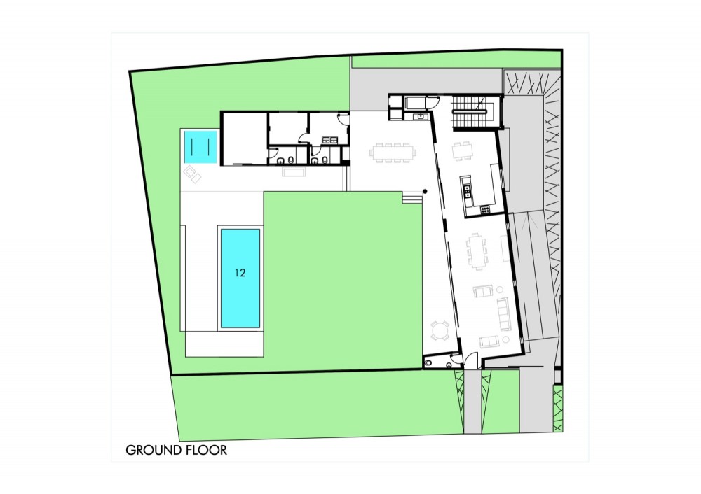 House - Casa GB - MMEB Architects ground floor plan